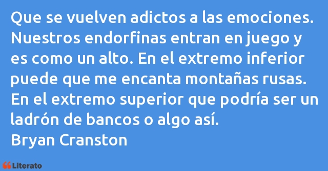 Frases de Bryan Cranston