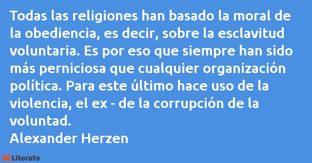 Frases de Alexander Herzen