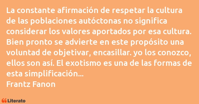 Frases de Frantz Fanon