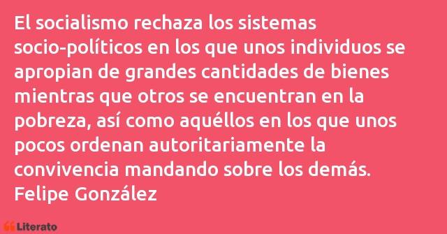 Frases de Felipe González