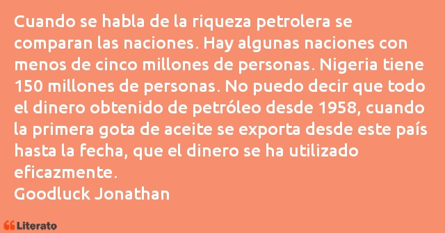 Frases de Goodluck Jonathan