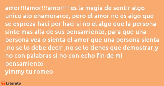 Frases de yimmy tu romeo