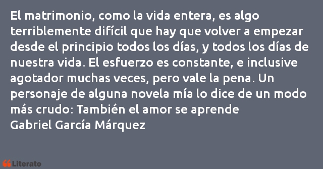 Frases de Gabriel García Márquez