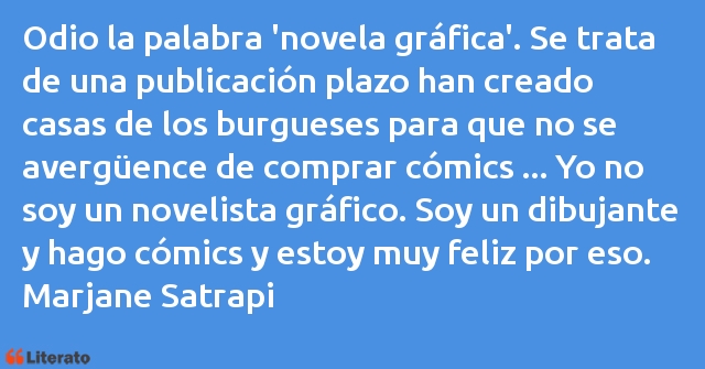 Frases de Marjane Satrapi