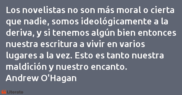 Frases de Andrew O'Hagan