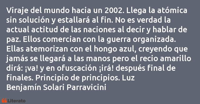 Frases de Benjamín Solari Parravicini