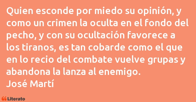 Frases de José Martí