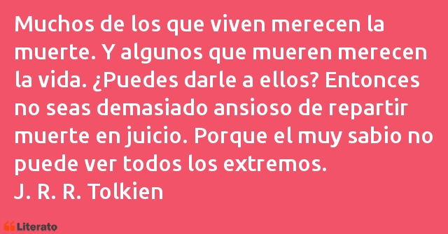 Frases de J. R. R. Tolkien