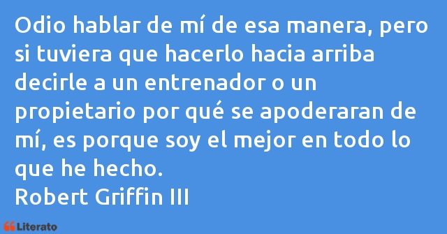 Frases de Robert Griffin III