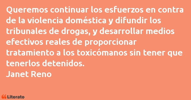 Frases de Janet Reno