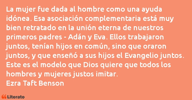 Frases de Ezra Taft Benson