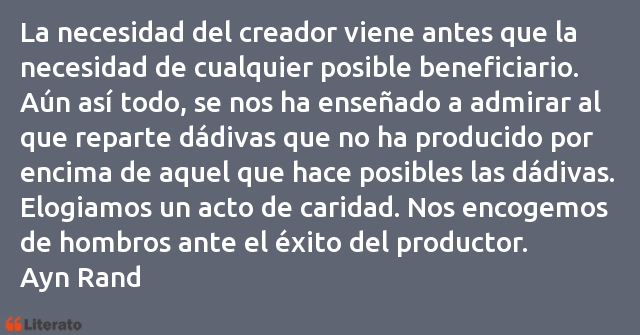 Frases de Ayn Rand