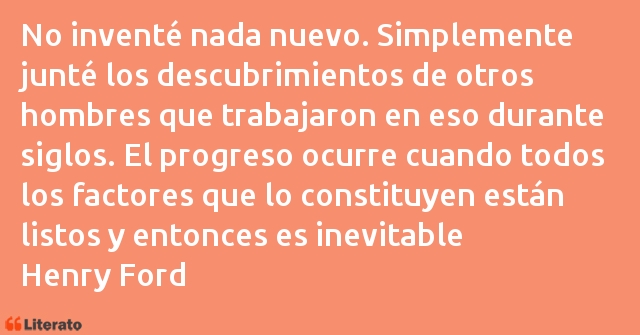 Frases de Henry Ford