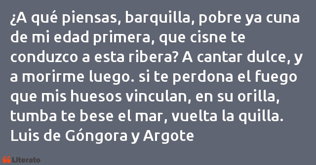 Frases de Luis de Góngora y Argote