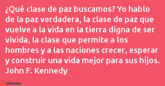 Frases de John F. Kennedy