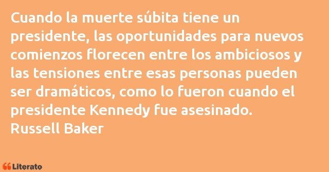 Frases de Russell Baker