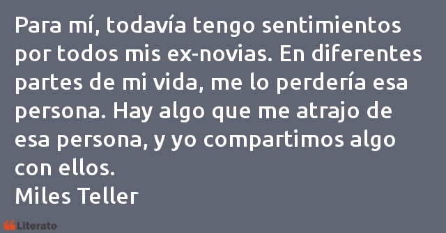 Frases de Miles Teller