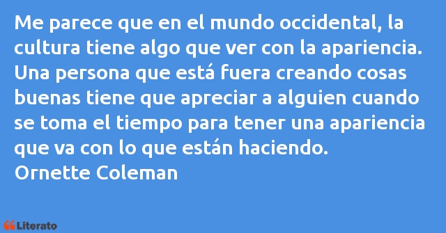 Frases de Ornette Coleman