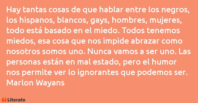 Frases de Marlon Wayans