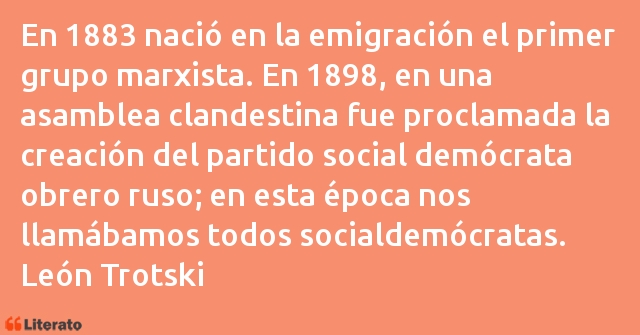 Frases de León Trotski