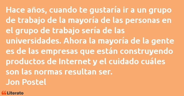 Frases de Jon Postel