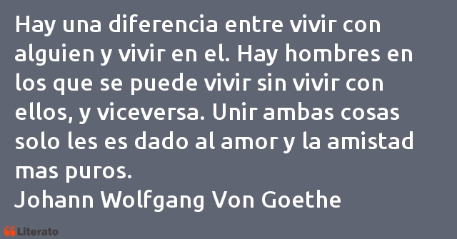 Frases de Johann Wolfgang Von Goethe