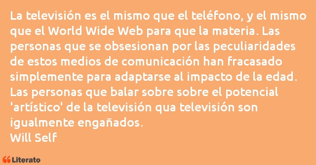 Frases de Will Self