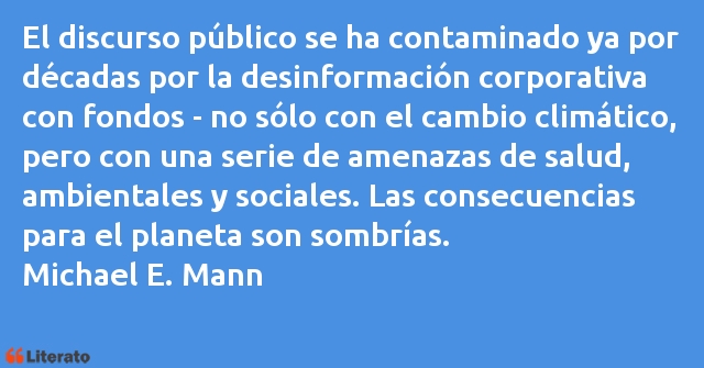 Frases de Michael E. Mann