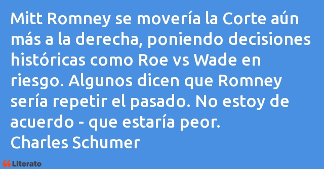 Frases de Charles Schumer