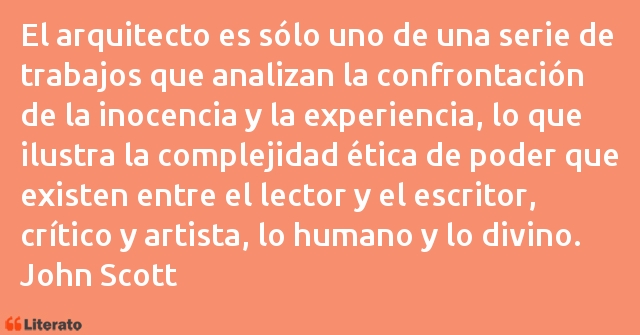 Frases de John Scott