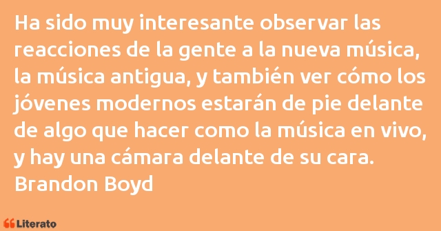 Frases de Brandon Boyd