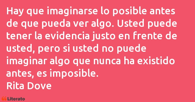 Frases de Rita Dove