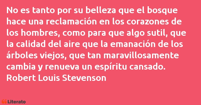 Frases de Robert Louis Stevenson