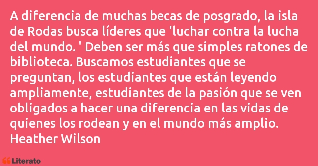 Frases de Heather Wilson