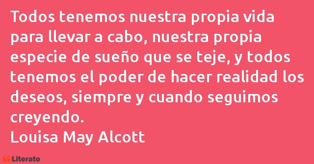 Frases de Louisa May Alcott