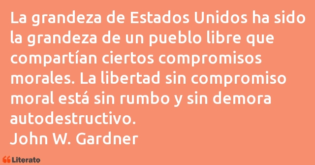 Frases de John W. Gardner