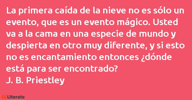 Frases de J. B. Priestley