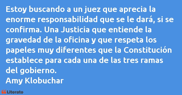 Frases de Amy Klobuchar