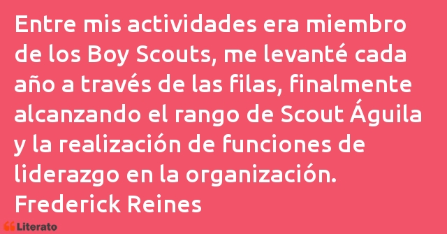 Frases de Frederick Reines