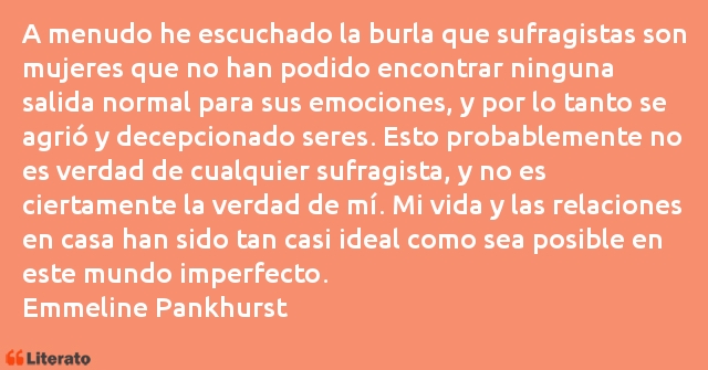 Frases de Emmeline Pankhurst