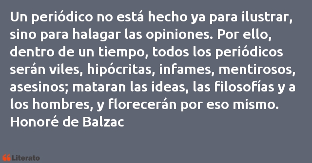 Frases de Honoré de Balzac