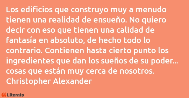 Frases de Christopher Alexander