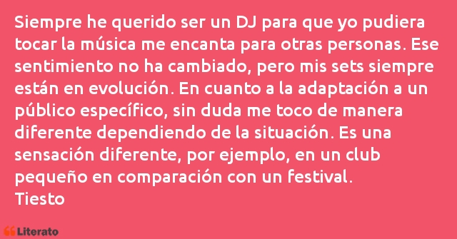 Frases de Tiesto