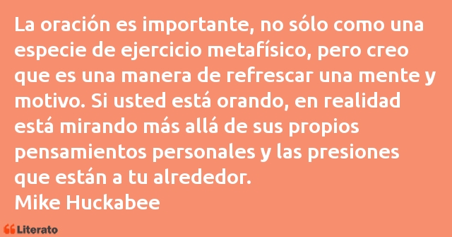 Frases de Mike Huckabee