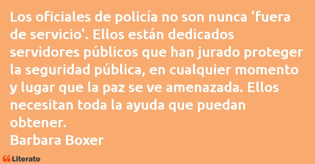 Frases de Barbara Boxer