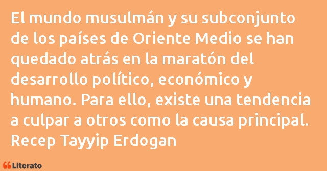 Frases de Recep Tayyip Erdogan