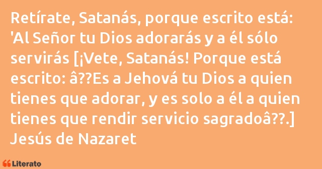 Frases de Jesús Cristo