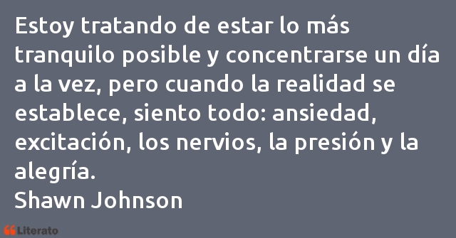 Frases de Shawn Johnson