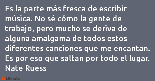 Frases de Nate Ruess