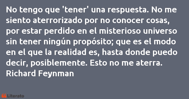 Frases de Richard Feynman